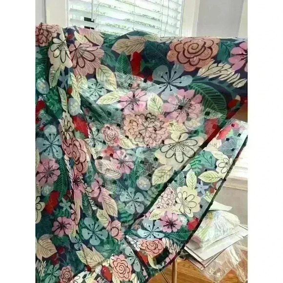 Matilda Jane Sz XS Kookaburra Floral Blouse Green Feminine Pretty Cottagecore - Picture 12 of 16